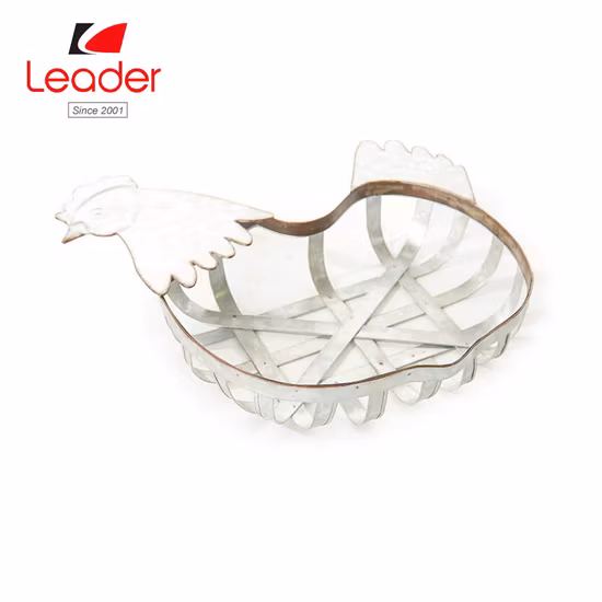 High Quality 18" Metal Pig Basket Decoration Metal Craft