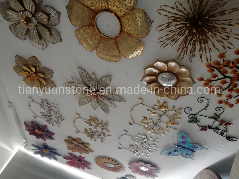 Handmade Wall Hanging Metal Flower Craft for Home Decoration