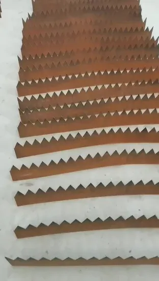 Preço de fábrica Aço corten Metal enferrujado Corte a laser Borda de jardim jardim