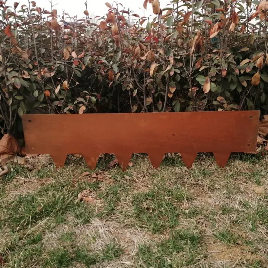 Preço de borda de metal para jardim/árvore em aço corten